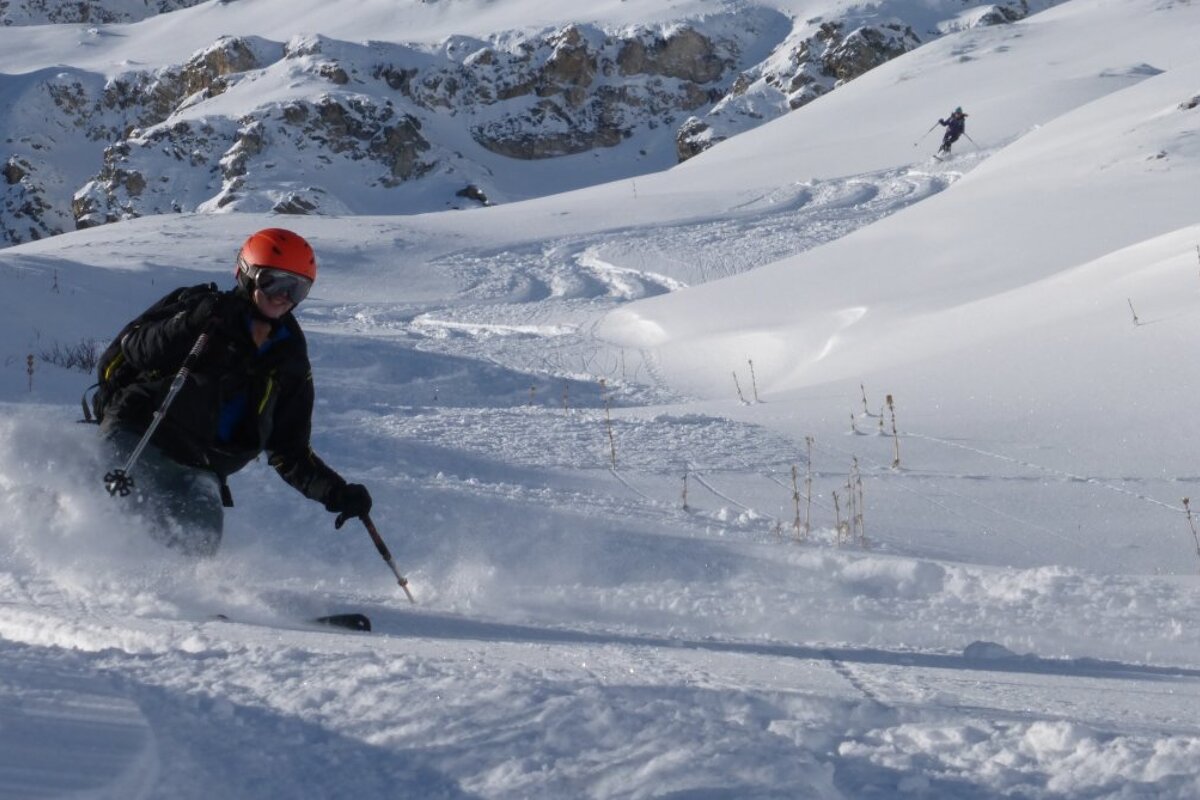 Cold temperatures and high winds hit Val d'Isere