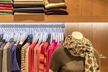 Interior of a boutique
