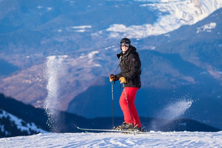 Sublime weather returns to Méribel during Christmas week