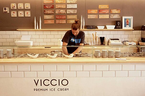 Viccio Premium Ice Cream Parlour Cafe, San Carlos interior
