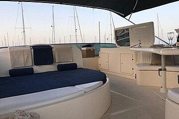 Astondoa 72GLX 23m Motor Yacht, Club de Mar - Palma deck