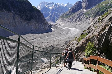 montenvers mer de glace steps