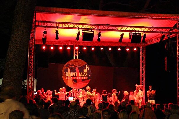 stage at Saint Jazz Cap Ferrat Festival 