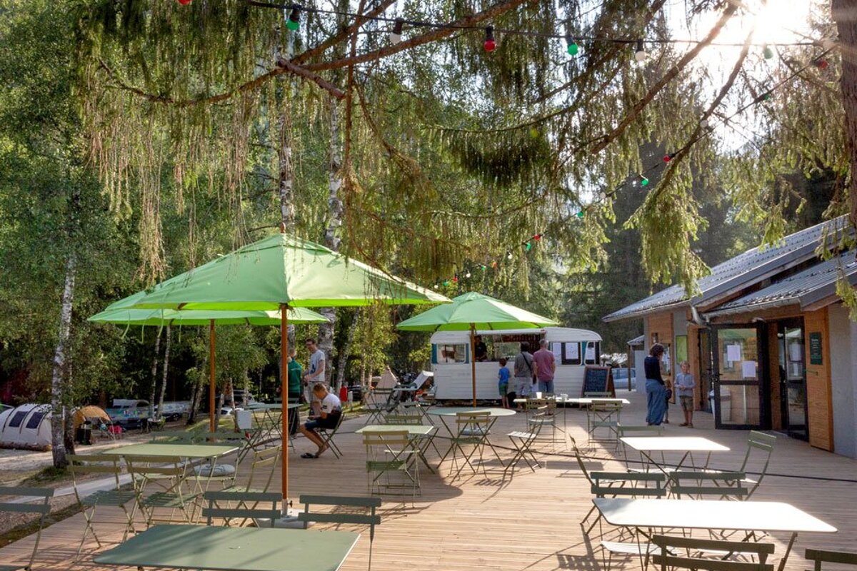 Food Corner at Huttopia Bozel