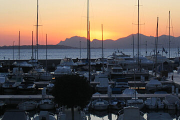 Port Gallice at sunset