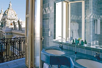 Hotel de Paris Hotel, Monaco bathroom