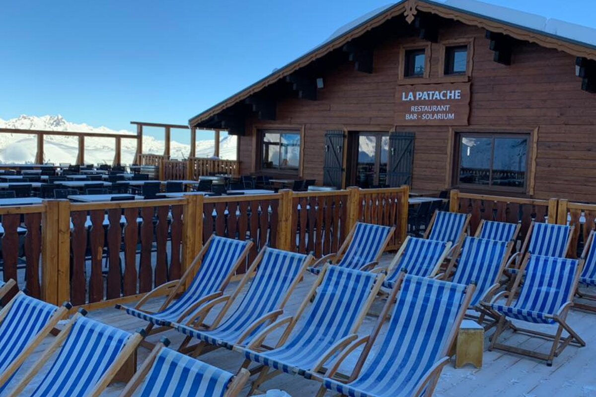 La Patache Restaurant, Les Deux Alpes restaurant terrasse