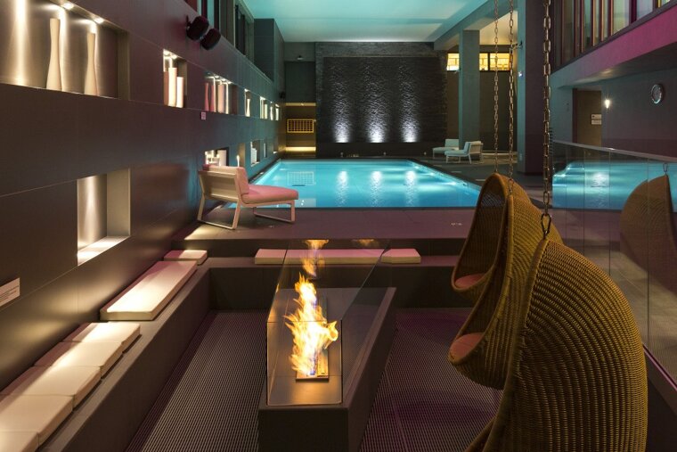 L'Heliopic Spa, Chamonix pool