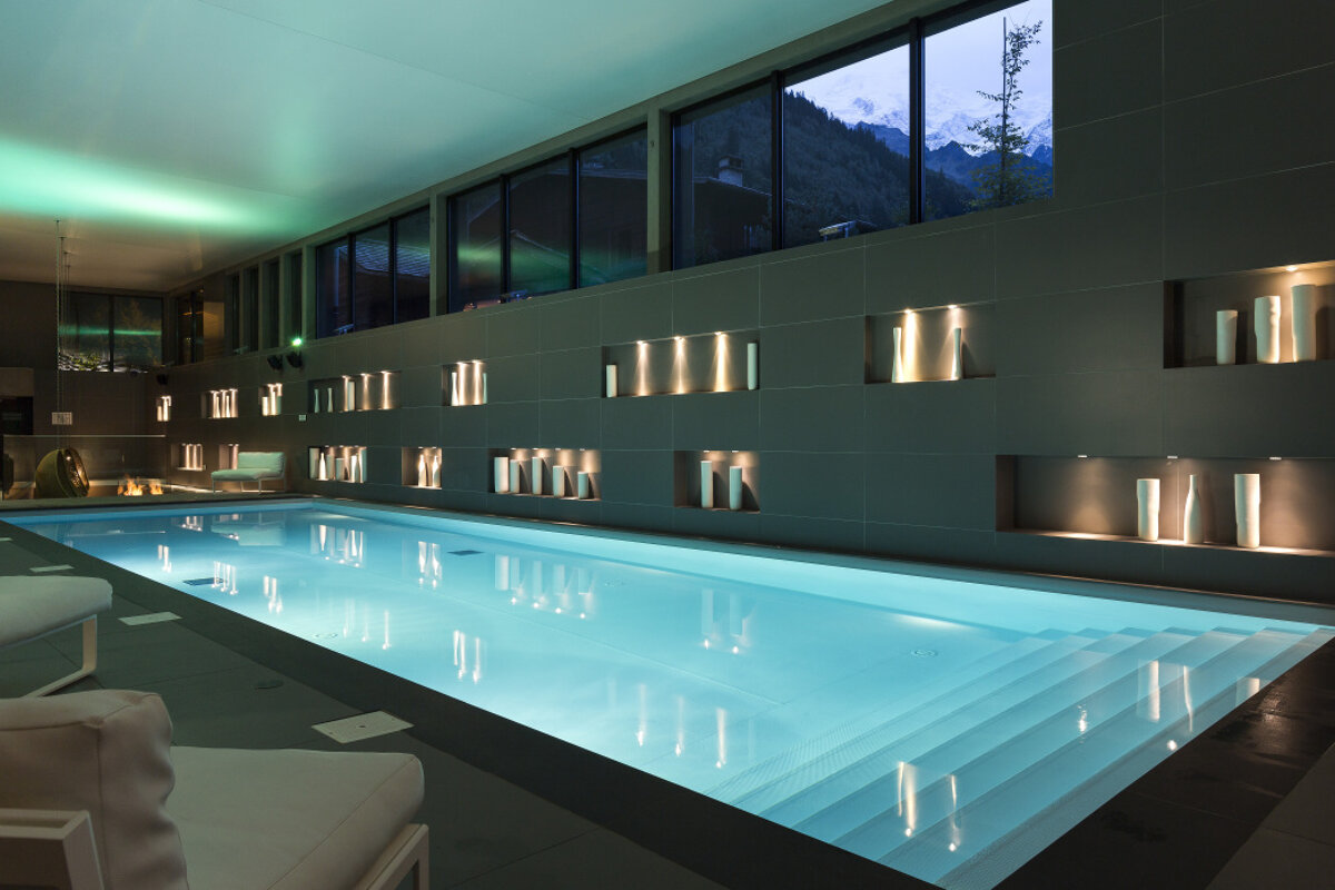 L'Heliopic Spa, Chamonix pool
