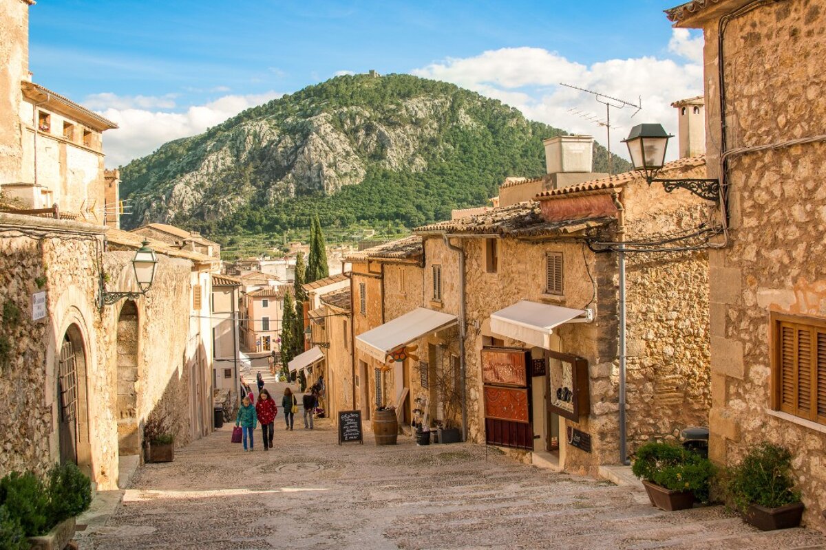 Beautiful stonework in Pollenca