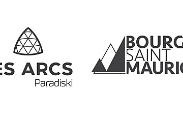 black & white resort logos