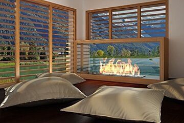 an artists impression of a spa in Chamonix