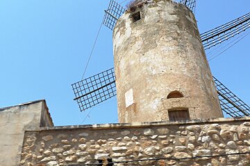 a windmill in mallorca