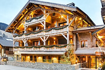 La Marmotte Hotel, Les Gets exterior