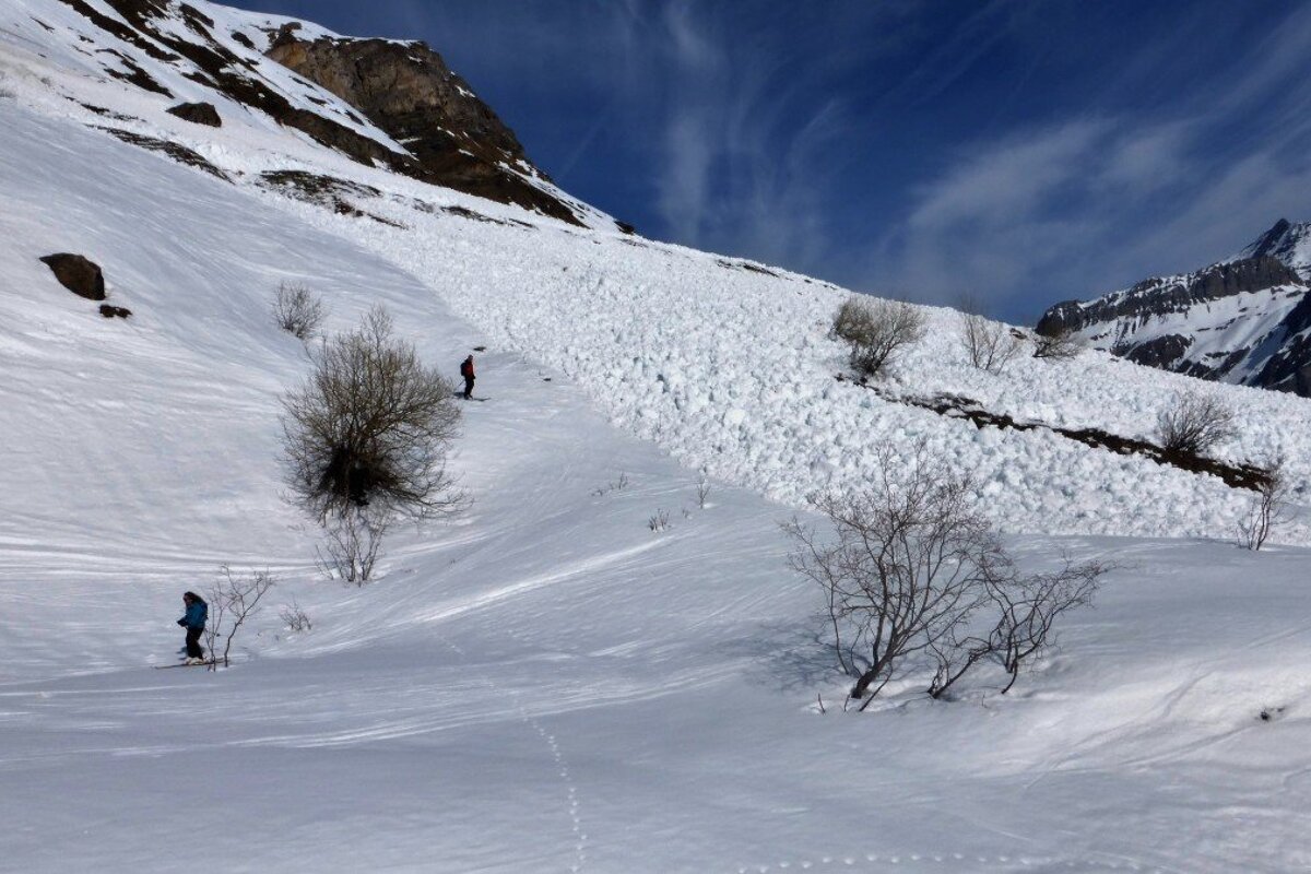 the fall out from an avalanche