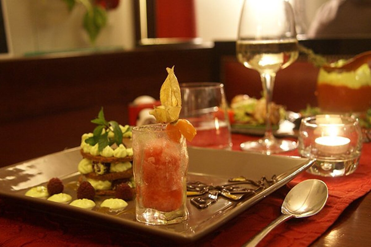 Les Banquettes Rouges Restaurant, Blois dessert