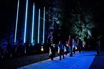 Alta Lumina Enchanted Night Walk, Les Gets