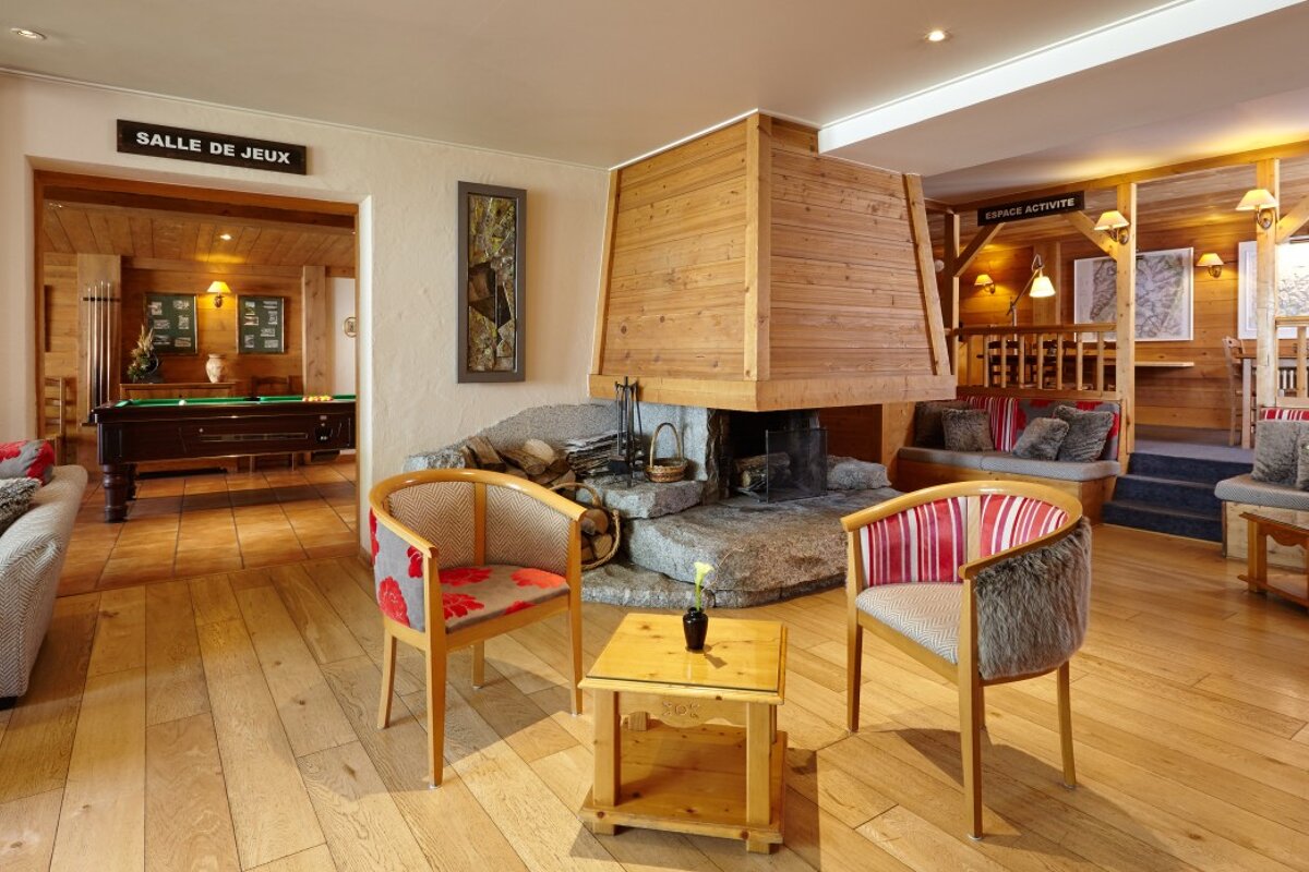 De l'Arve Hotel, Chamonix lounge room