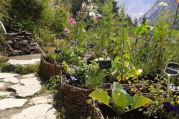 Hiking up to with Les Prapators via Le Chapeau