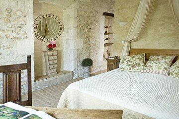 Le Mas d'Aigret Hotel, Les Baux double bedroom
