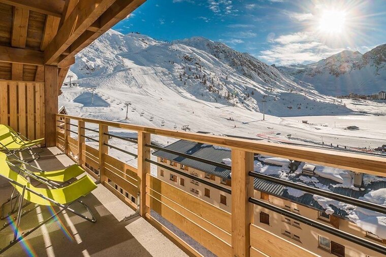 Residence Cap Neige - No.20 Apartment, Tignes - Le Lac / Lavachet balcony
