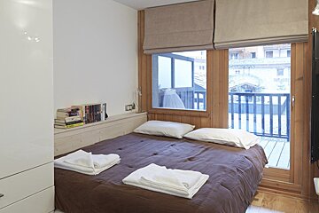Val Village 104 Apartment, Val d'Isere - Centre double bedroom