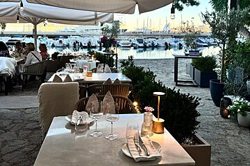 Terrace at La Perla