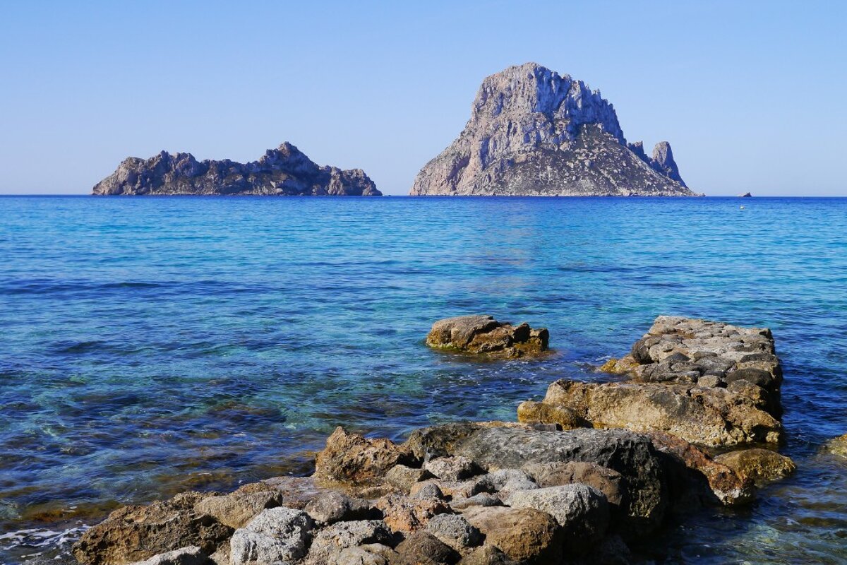 Es Vedra from Cala d'Hort