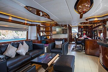 Mochi 85' 25.75m Motor Yacht, Palma Centre & Marina saloon