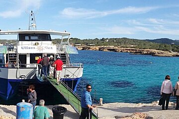 Playa d'en Bossa to Formentera Boat Trip