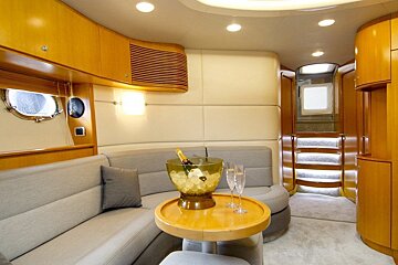 Baia 63' 16m Motor Yacht, Mallorca Island saloon