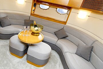 Baia 63' 16m Motor Yacht, Mallorca Island saloon