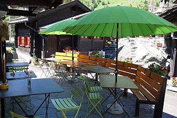 Le Mazot Restaurant, Fionnay restaurant terrasse