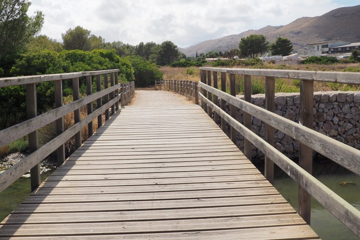 Maintained walkways and bridges in mallorca