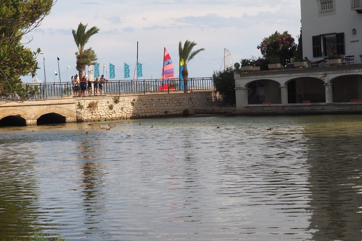 A view towards the beach in Mallorca