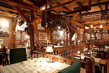 La Caleche Savoyard Restaurant, Chamonix interior