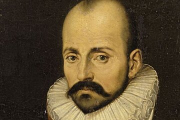 Painting of Michel de Montaigne Bordeaux