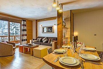 Santa Terra 58m2 6 person Apartment, Tignes - Les Brevieres living-room