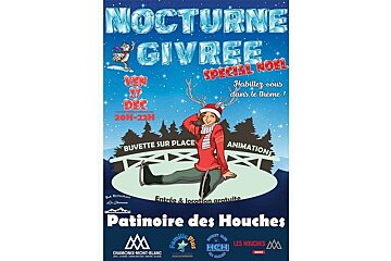 Free night skating, Les Houches