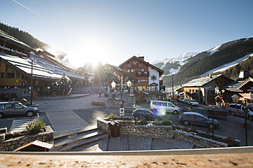 Le Roc Hotel, Meribel Centre view