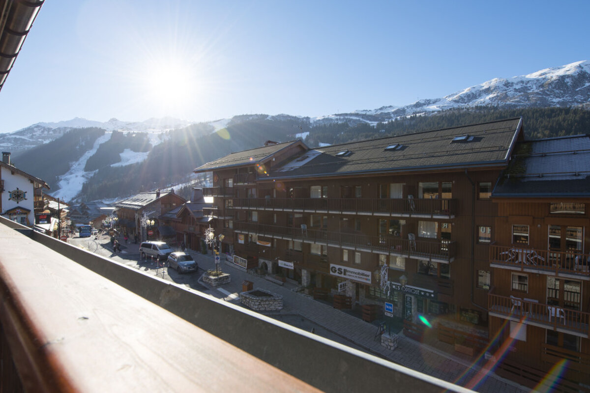 Le Roc Hotel, Meribel Centre view