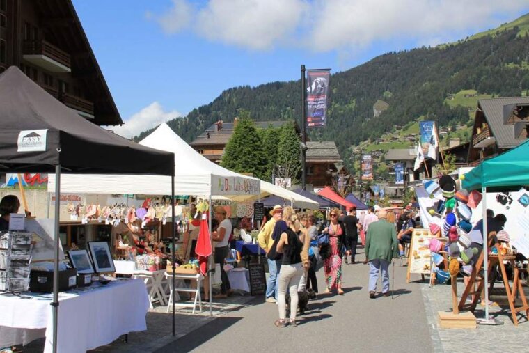 Market in Verbier