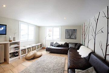 The Lodges at The Castle - Lower Lodge, Chamonix Main Town living-room