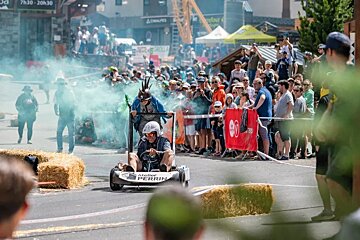 Soapbox racing in Val Thorens