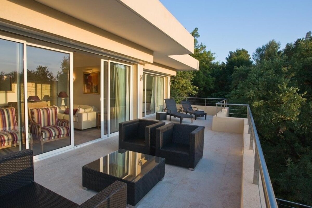 Le Mas Candille Hotel, Mougins balcony