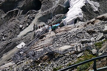 montenvers mer de glace steps