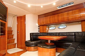 Pershing 54' 15.7m Motor Yacht, Mallorca Island saloon
