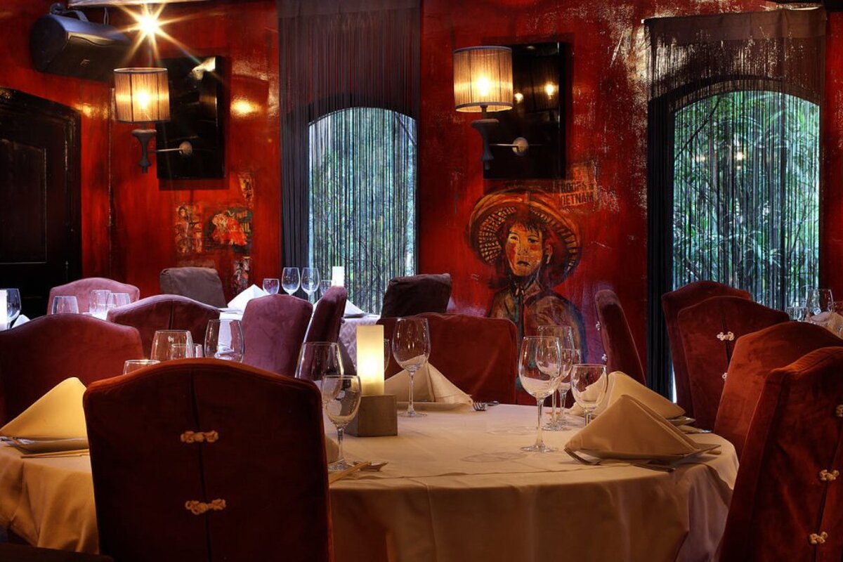Saint Amour La Tartane Hotel, Saint Tropez dining room