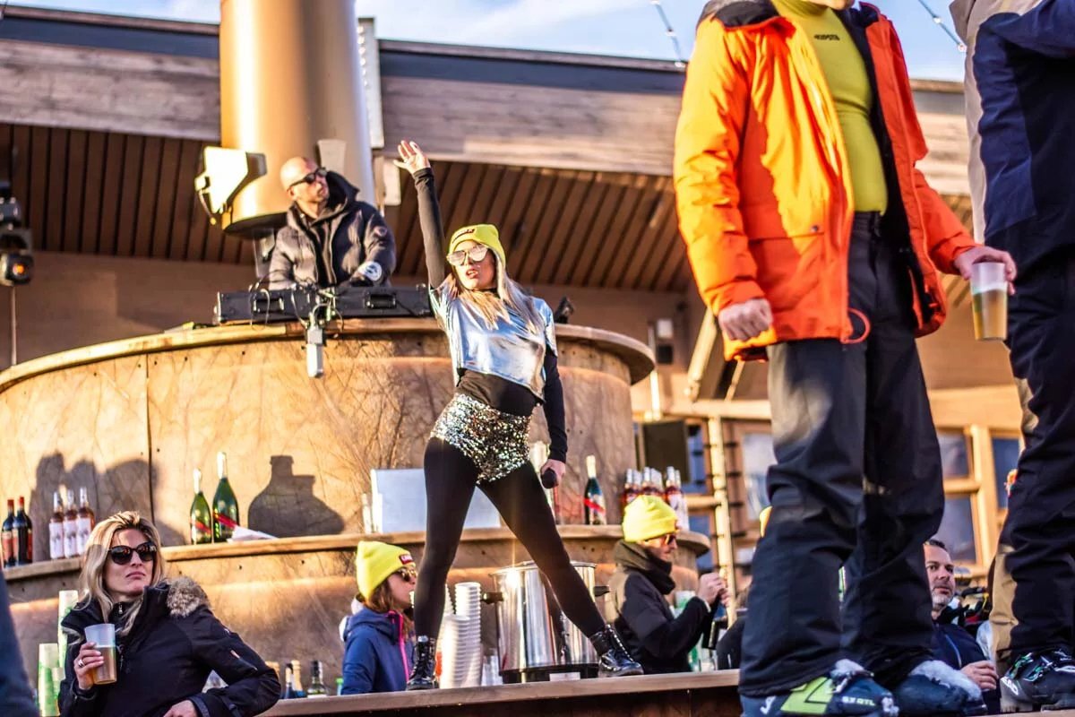 Show at La Folie Douce, Les Arcs 1800, Les Arcs 1800