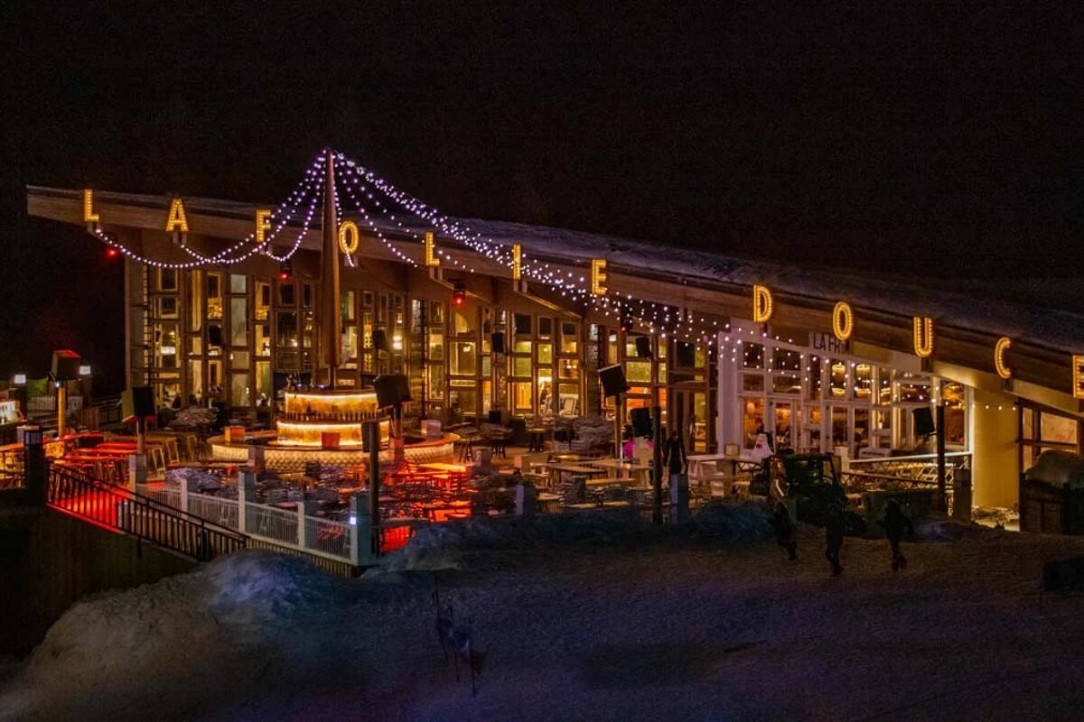 Show at La Folie Douce, Les Arcs 1800, Les Arcs 1800